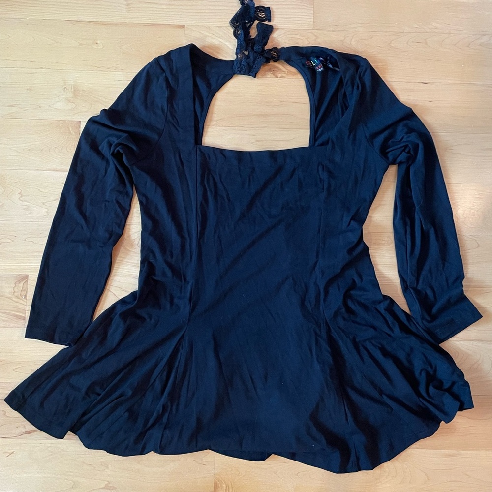 Dolls kill dELiA*s black jersey skater dress